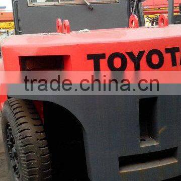 excellent used TOYOTA 15t diesel forklift originally japan manufactured