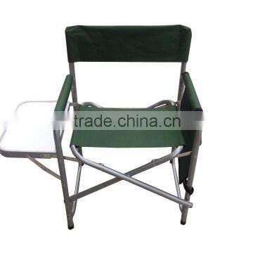 Aluminum Folding Director Chair With Side Table and Pocket photo-2