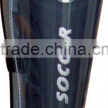 Transparent material soccer shin guard