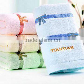 Genuine high-grade cotton untwisted yarn bow thick cotton face towel cotton towel couple microfiber cleansing cloth towel