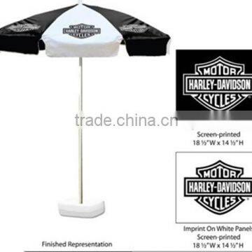 2.4 meter windproof beach sun parasol-Harley beach umbrella