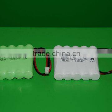 6.0v ni-cd 1000mAh 4.8v ni-mh 1800mAh AA battery pack