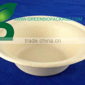 Disposable paper soup bowl, bamboo pulp tableware