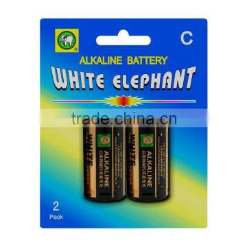 Aluminium Jacket 1.5V LR14 C AM-2 Alkaline Battery (White Elephant brand or OEM)