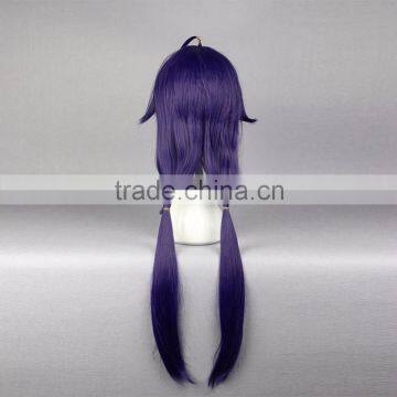 Hot Anime Submarine Taigei Straight Purple Anime Cosplay Wig Kantai Collection-Japanese Submarine Great Whale Purple Cosplay Wig photo-4