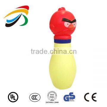 Plastic kids toy bowling ball bowling pin game toy