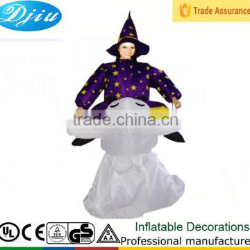 DJ-CO-187XT children kids jumpsuit Witch ghost inflatable warm halloween costume