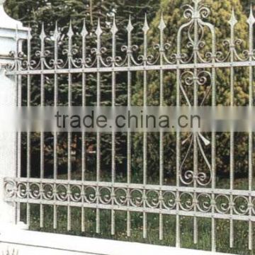 Wrought iron fence