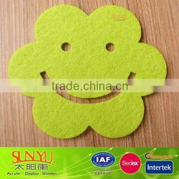 Customized high quality table cup mat for pad