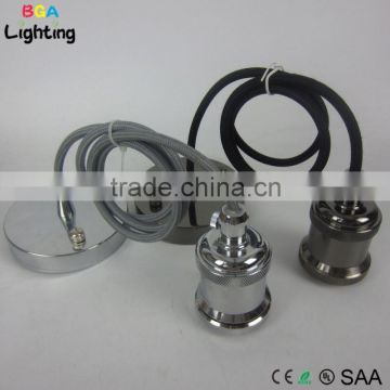 CE Aluminum Home Hanging Lamp E27 With Ceiling Rose and Socket