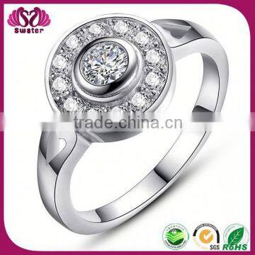 Wholesale 925 Rings Cut Diamond Jewelry For Women
