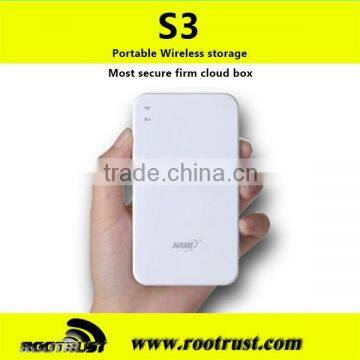 2015 New Portable Wireless Harddisk Wifi Wireless Storage Hame Cloud Box Hame S3