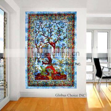 Indian Mandala Tree Of Life Tapestry