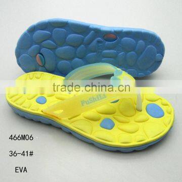 Having massage effect comfortable EVA flat flip flops for woman