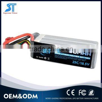 rc helicopter 3300mah rechargeable 18.5v li-polymer high C-rate lipo battery pack
