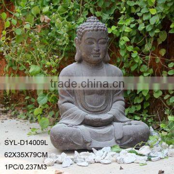 Fiberglass buddha figurine garden accessories for sale