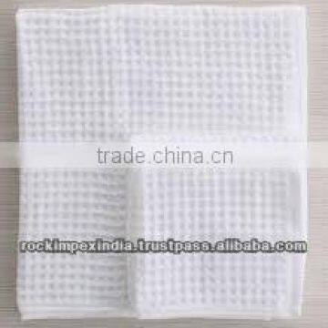 WHITE WAFFLE WEAVE KITCHEN TOWELS photo-3