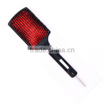 paddle and cushion hair brush with pocupine