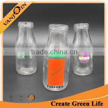 Clear Glass Juice Bottle, Coffee Drinking Glass Bottles photo-5