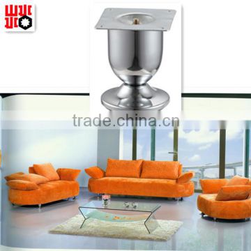 wineglass shape chrome cabinet feet A-248