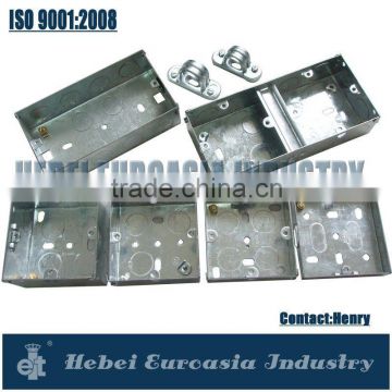 G.I. steel switch boxes