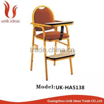 wholesale dinning metal baby chair for banquet hotel restaurant