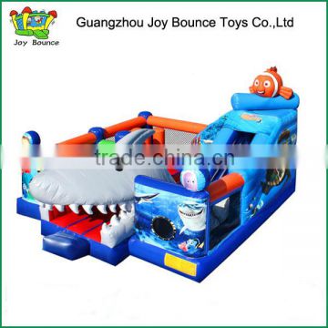 Hot Sale giant inflatable bouncer playground,Shark inflatable amusement park