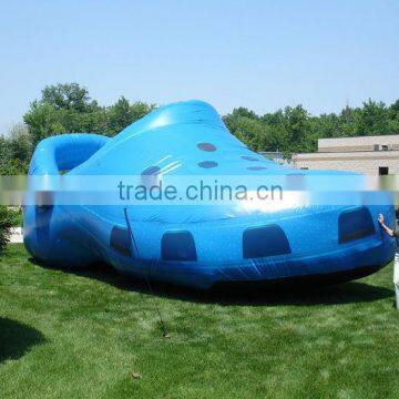 Giant Blue Advertising Inflatable Shoes