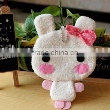 stuffted keyring rabbit shape