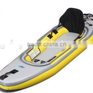 big new inflatable plastic fishing canoe kayak