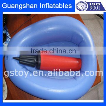 customized PVC portalbe inflatable bedpan