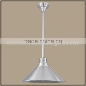 UL CUL Listed Brushed Nickel Metal Shade Hotel Kitchen Pendant Lamp C50032