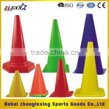 PE football training marker cone;dome cone /low price soccer agility marker cone