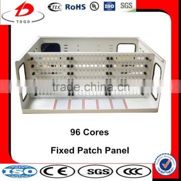 96 Cores Fixed Rack Mount Fiber Optic Patch Panel