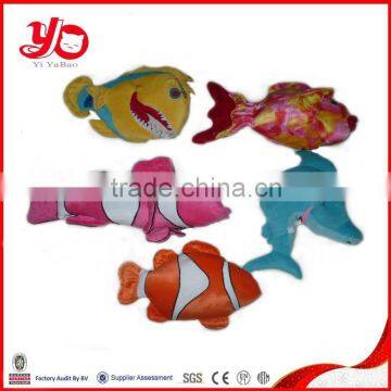 China Wholesale Customized soft rainbow fish plush toy