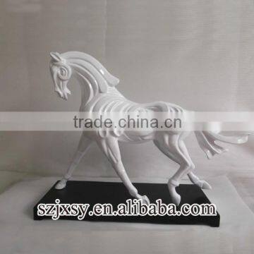 high detailed resin horse polyresin animal statue