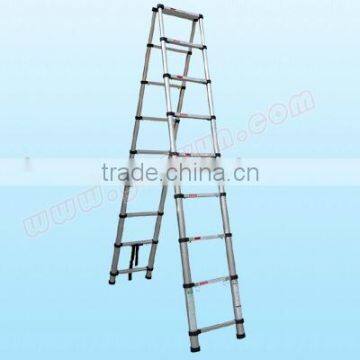 EN131 folding aluminium telescopic ladder