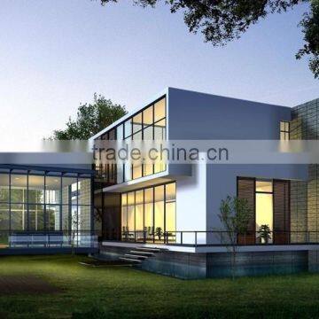 prefabricated villa/steel villa best quality service