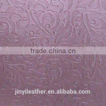 JRLW030 flower design pvc synthetic &artifical leather for wallpaper guangzhou china factory dirtect sell