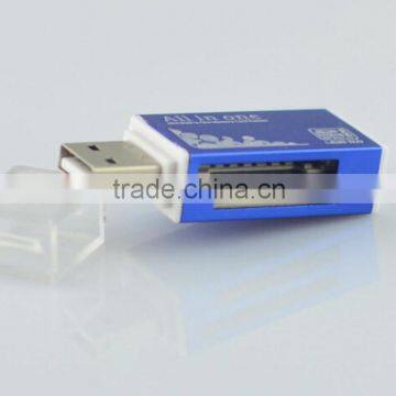 4 In 1 Aluminium Memory Micro SD SDHC TF MS M2 Card Reader