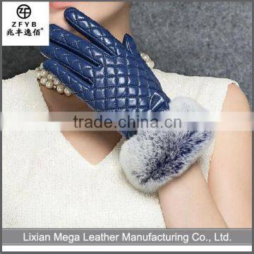 China wholesale high quality long cuff leather work glove