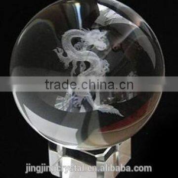 Glass ball paperweight for VIP business gifts