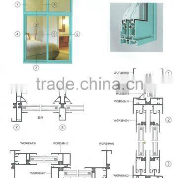 High quality energy-saving sliding aluminium door TFFA-79