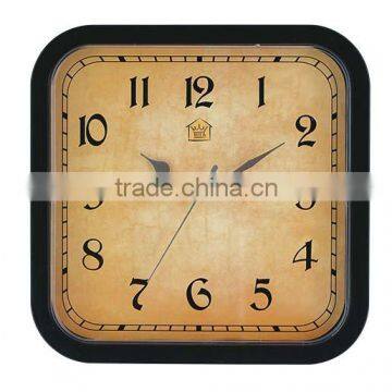 Square Plastic Wall Clock