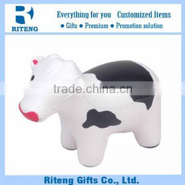 PU Advertisement Cow Stress Ball