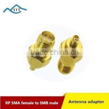 High Quality Straight RP SMA female to SMB male quick plug electric rf adapter
