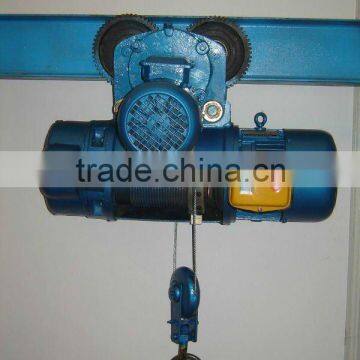 electric elevator monorail wire rope puloling hoist