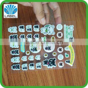 custom clear round adhesive dome decorative epoxy stickers