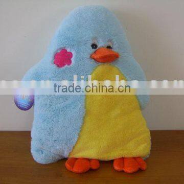 JM7086 Stuffed Plush Cushion with Penguin Shape