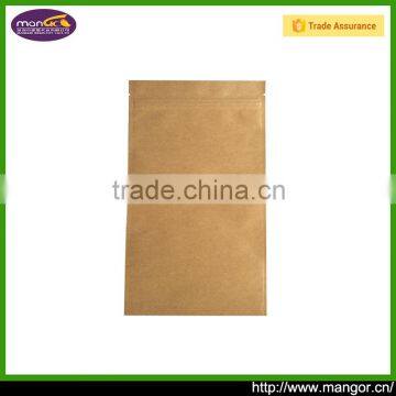 new launching product kraft paper stand up pouch